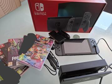 Nintendo Switch met spellen  beschikbaar voor biedingen