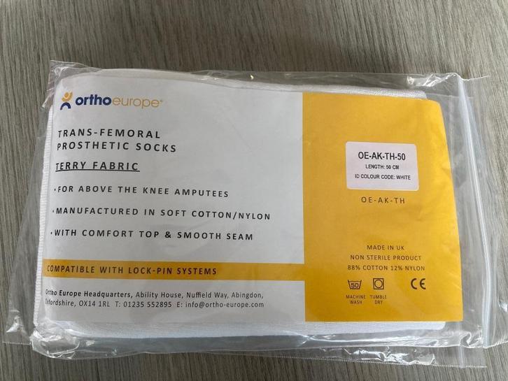 NIEUWE prothesekousen  voor beenamputatie. Perfecte staat, Diversen, Verpleegmiddelen, Nieuw, Ophalen of Verzenden