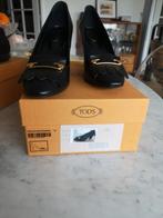 Chausdures TOD'S cuir noir pointure 38,5 jais portées, Kleding | Dames, Nieuw, Zwart