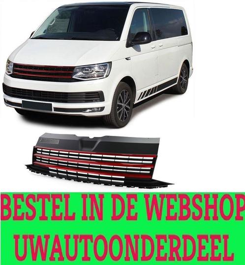 Embleemloze Sport Grill Vw Transporter T6 Multivan Zwart Roo, Auto-onderdelen, Overige Auto-onderdelen, Nieuw, Ophalen of Verzenden