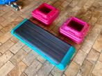 THE STEP - ORIGINAL AEROBIC TRAINING STEP 3 STUKS/24 RISERS, Sport en Fitness, Ophalen, Gebruikt