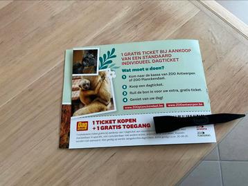 Zoo Antwerpen of Zoo Planckendael gratis toegangsticket, Tickets & Billets