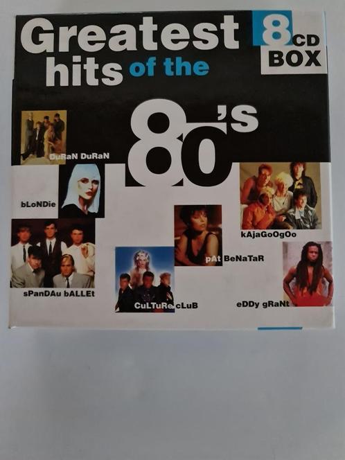 Greatest Hits Of The 80s  ( 8 CD BOX Zeldzame editie ! ), CD & DVD, CD | Compilations, Comme neuf, Pop, Coffret, Enlèvement ou Envoi