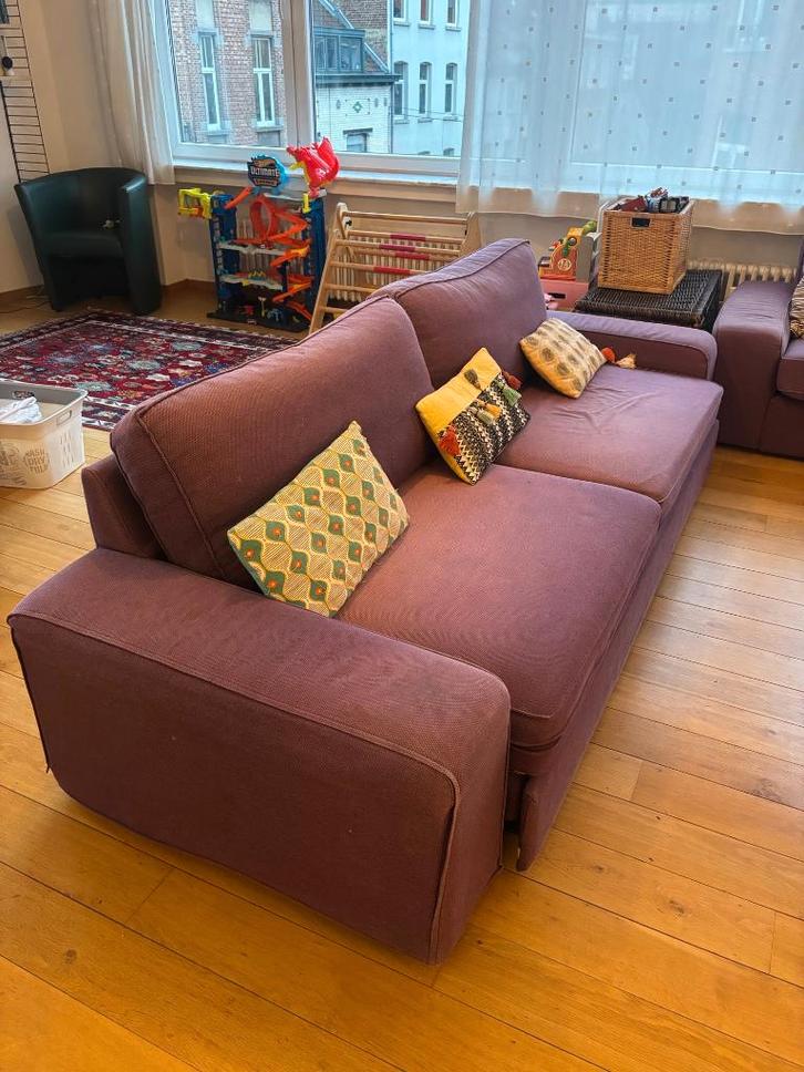 IKEA KIVIK bankstel, Huis en Inrichting, Zetels | Zetels, Gebruikt, Rechte bank, Overige maten, 200 tot 250 cm, 100 tot 125 cm