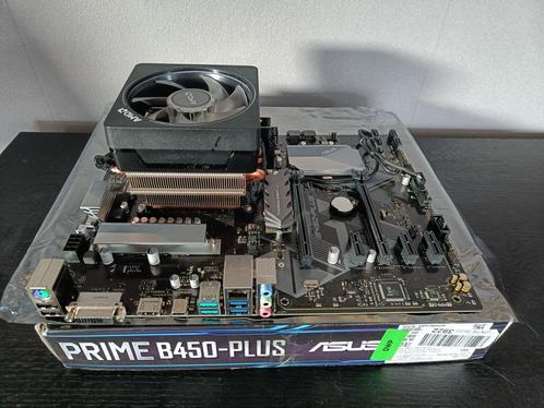 Upgradeset| B450-PLUS| Ryzen 5 3600| 32GB| 1TB SSD| Win11, Computers en Software, Moederborden, Zo goed als nieuw, AMD, DDR4, Ophalen of Verzenden