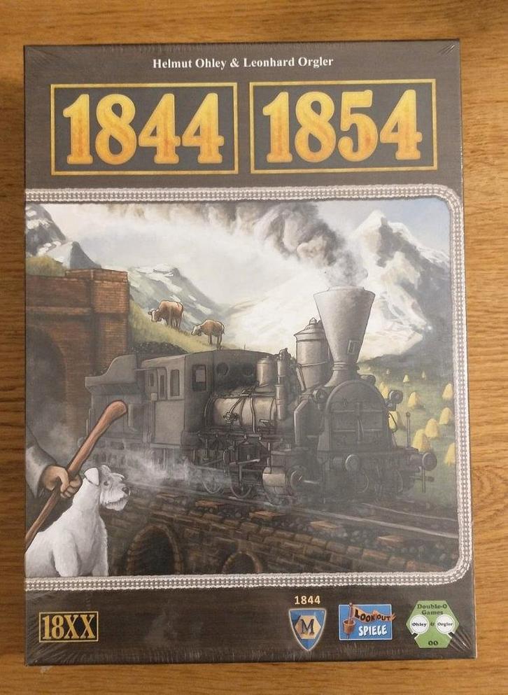 1844 / 1854 - treinspel uit 18XX reeks - nieuw, Hobby & Loisirs créatifs, Jeux de société | Jeux de plateau, Neuf, Trois ou quatre joueurs