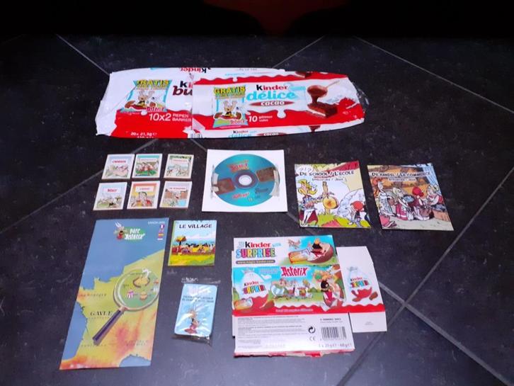 Astérix Uderzo lot articles divers, Verzamelen, Stripfiguren, Gebruikt, Overige typen, Asterix en Obelix, Ophalen of Verzenden