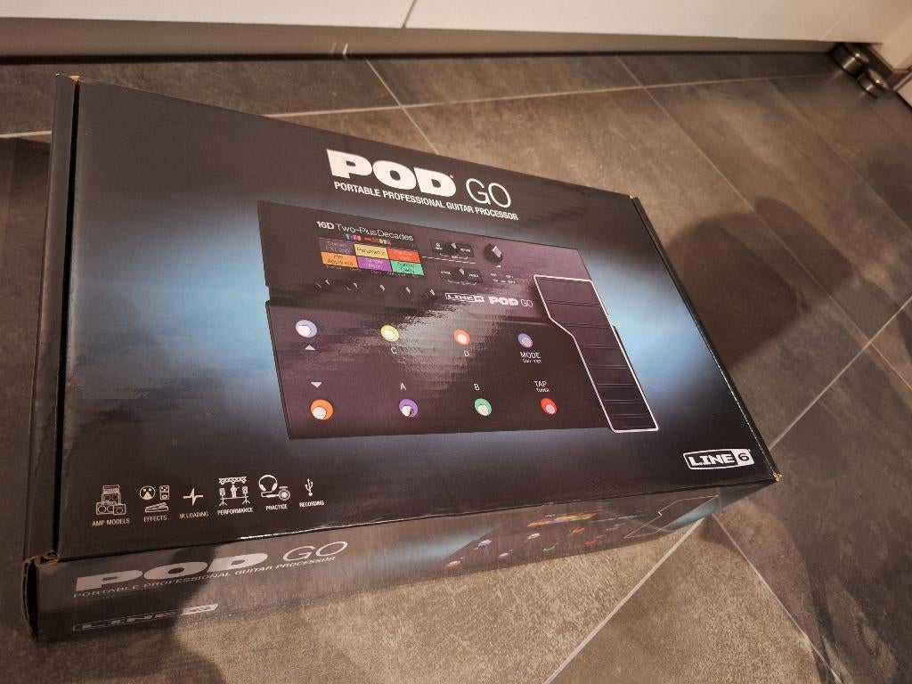 Line 6 POD go + opbergtas - compact, multi-effect, Muziek en Instrumenten, Ophalen, Zo goed als nieuw, Multi-effect