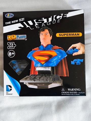 Superman 3D-puzzelfiguur nieuw in verzegelde doos