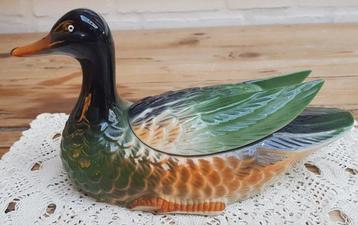 SALE Gemerkt Frans keramiek eenden schaaltje beschikbaar voor biedingen