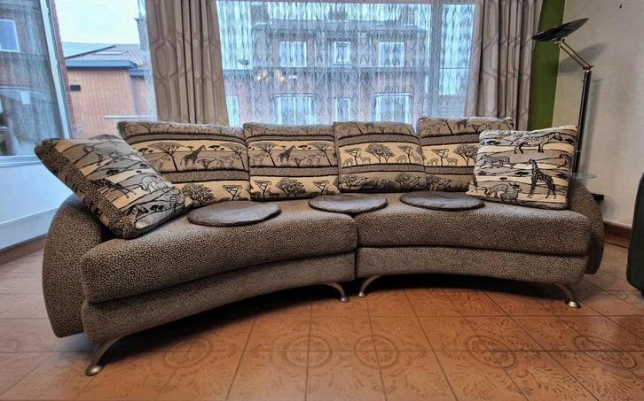 Salon complet canapé d’angle + 3 fauteuils –bon état  260 €, Maison & Meubles, Canapés | Coins salons complets, Utilisé, Enlèvement