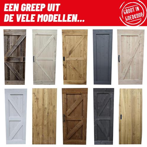 Barndeur | Loftdeur | schuifdeur | houten deur | deur, Doe-het-zelf en Bouw, Deuren en Vliegenramen, Nieuw, Binnendeur, Hout, Schuifdeur