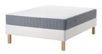 Bed (boxspring) te koop., Huis en Inrichting, Slaapkamer | Bedden, Grijs, Modern, Gebruikt, 140 cm