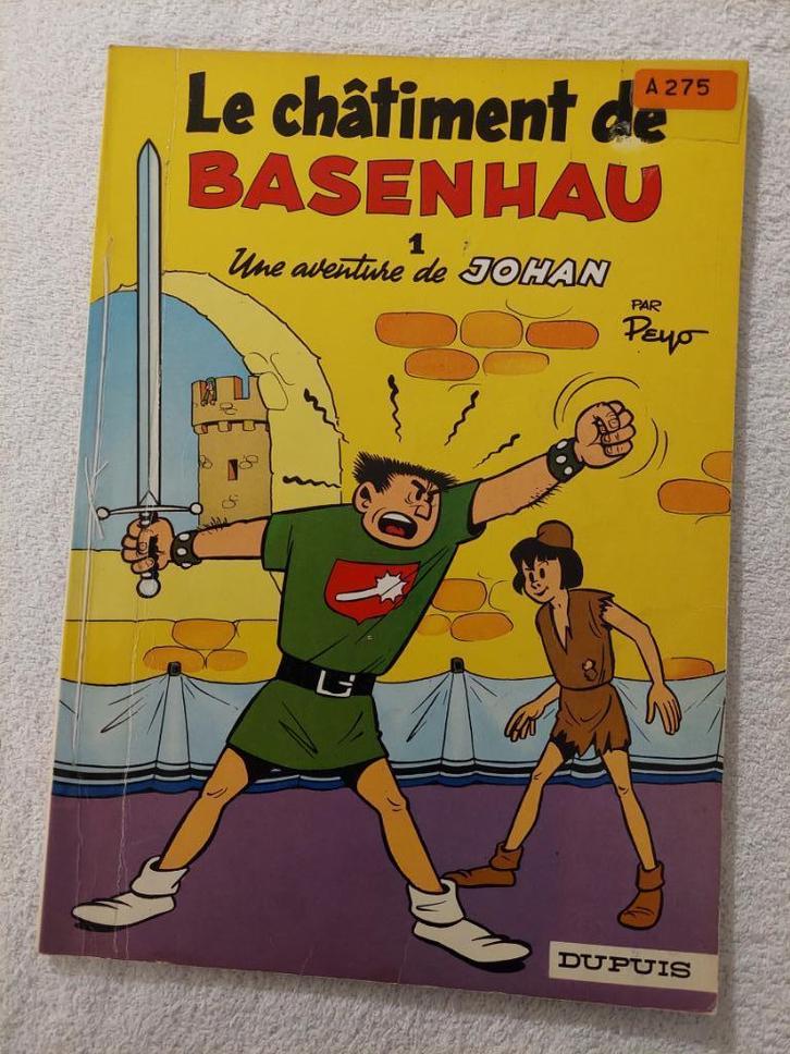 JOHAN ET PIRLOUIT 1 - le chatiment de basenhau - 1968, Livres, BD, Utilisé, Enlèvement ou Envoi