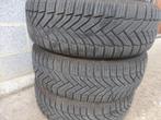 4 Michelin Alpin 6-195/65R15 winterbanden op stalen velgen, Auto-onderdelen, Ophalen, 15 inch, Winterbanden, Band(en)