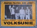 Oude affiche : Volksunie Aalst 1985, Verzamelen, Ophalen of Verzenden
