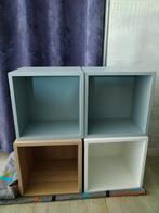 4 open vierkante wandkastjes, 25 à 50 cm, Comme neuf, Enlèvement, Moins de 150 cm