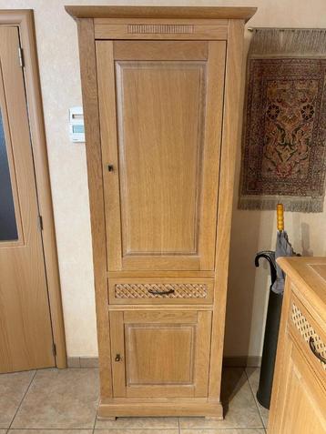 Smalle buffetkast | licht eiken | hoogte 199 cm beschikbaar voor biedingen