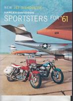 1961 Moto Harley Davidson Sportster brochure publicitaire, Boeken, Motoren, Verzenden, Gelezen