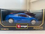 Burago 1:18 Bugatti EB110 met doos, Burago, Ophalen of Verzenden, Zo goed als nieuw, Auto
