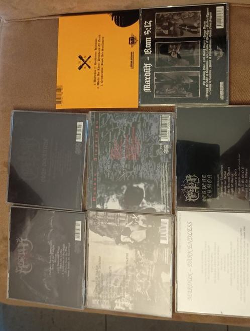 Lot cd's metal MARDUK, Cd's en Dvd's, Cd's | Hardrock en Metal, Zo goed als nieuw, Ophalen of Verzenden