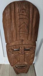 Handgesneden houten masker 66cm., Ophalen