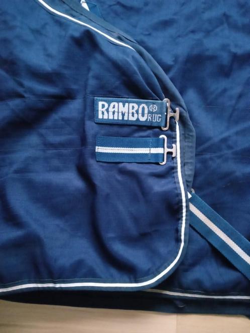 Horseware Rambo staldeken maat 215, 0gr!, Animaux & Accessoires, Chevaux & Poneys | Couvertures & Couvre-reins, Comme neuf, Couverture