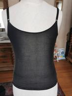 Mooi zwart topje in lurex, Kleding | Dames, Topjes, Ophalen of Verzenden, Zo goed als nieuw, Maat 38/40 (M), Zwart