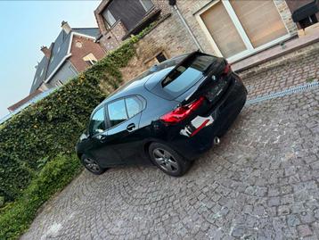 BMW 116d, Auto's, Automaat, 1 Reeks, Leder en Stof, Zwart