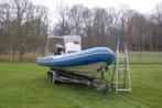 Roughneck rib + trailer, Watersport en Boten, 120 tot 200 pk, Zo goed als nieuw, Benzine, Overige materialen