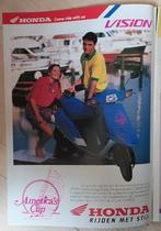 papieren advertentie Honda scooter Cricket & Co., Verzamelen, Ophalen of Verzenden, Tijdschrift