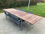 Teak tuintafel met 6 stoelen Rotal Botania, Tuin en Terras, Ophalen, Zo goed als nieuw