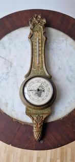 Oude barometer met thermometer, Ophalen, Gebruikt, Barometer