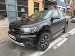 Ford Ranger 2.0TDCI 198.000km 2022 schade motor, Auto's, Ford, Automaat, Zwart, Leder, Bedrijf