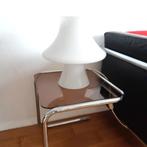 Lampe vintage en verre à lait au design italien H38, Murano, Moins de 50 cm, Enlèvement ou Envoi, Vintage Italiaans design, Murano