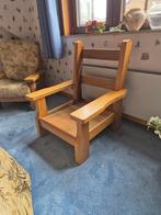 Fauteuil en chêne, 100 à 125 cm, Comme neuf, Enlèvement, Bois