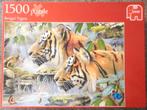 jumbo puzzel 1500 stukjes bengal tijgers, Enlèvement ou Envoi, Comme neuf