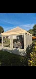 Tent volledig in bache, op maat gemaakt door een zeilenmaker, Tuin en Terras, Partytenten, Ophalen, Gebruikt