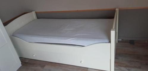 Bed ikea 1 persoon, Maison & Meubles, Chambre à coucher | Lits, Utilisé, Une personne, 90 cm, 200 cm, Autres matériaux, Enlèvement