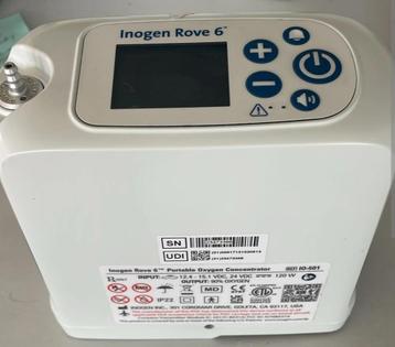 Inogen rove 6 draagbare zuurstofconcentrator beschikbaar voor biedingen