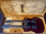 Aria SG doubleneck 1976 met koffer, Overige merken, Solid body, Gebruikt, Ophalen