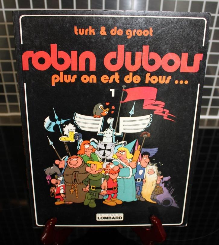 Robin Dubois 1 "Plus on est de fous..) EO et bon à Tb état., Boeken, Stripverhalen, Gelezen, Eén stripboek, Ophalen of Verzenden