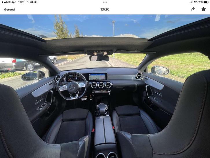 Mercedes Benz CLA Shooting Brake, Auto's, Mercedes-Benz, Particulier, CLA, Benzine, Break, 5 deurs, Automaat, Zwart, Zwart, Leder en Alcantara