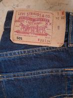 Vintage Levi 501 Jeans - donkerblau -- W28/L34, W28 - W29 (confection 36), Comme neuf, Bleu, Levis
