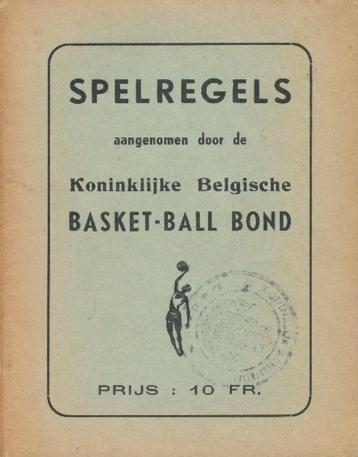 (sp30) Basket Ball, officiele spelregels 1952