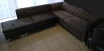 Salon gris 230x220x85X60 - 500eur, Ophalen, Gebruikt, Minder dan 75 cm, Hoekbank