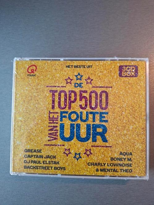 3cd box. Q Music.Top 500 van het foute uur. In verpakking., Cd's en Dvd's, Cd's | Verzamelalbums, Zo goed als nieuw, Ophalen of Verzenden
