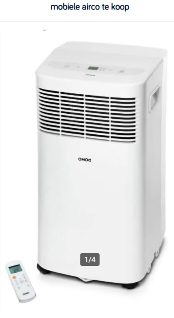 mobiele airco te koop, Elektronische apparatuur, Airco's, Zo goed als nieuw, Mobiele airco, 60 tot 100 m³, 3 snelheden of meer