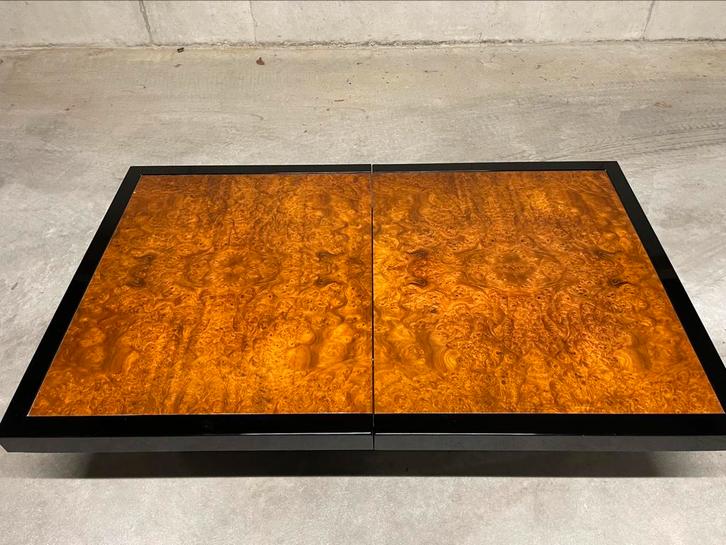 Salon bar tafel stijl Willy Rizzo, Huis en Inrichting, Tafels | Salontafels, Zo goed als nieuw, Ophalen of Verzenden