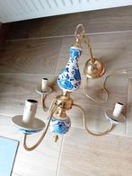 Lustre chandelier en faïence, Maison & Meubles, Lampes | Lustres, Autres matériaux, Utilisé, Enlèvement ou Envoi